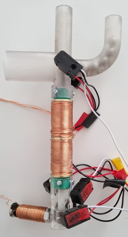 The physical pellet injector used in the Project COELI prototype